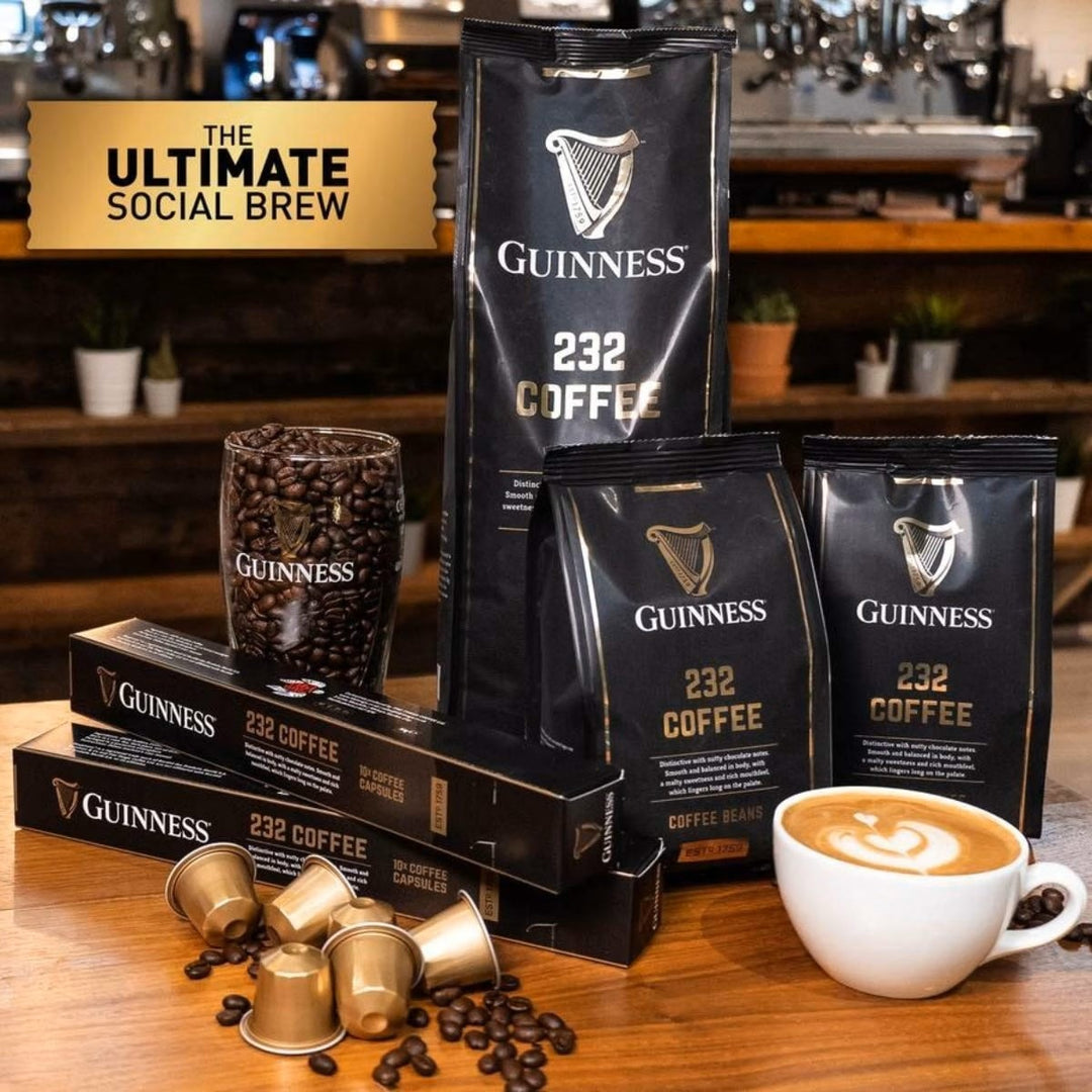 NEW Guinness 232 Coffee Bag Pouches pack of 25