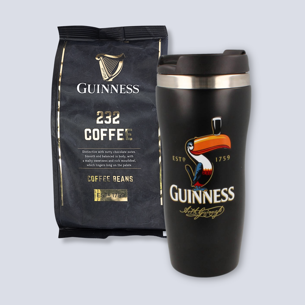 Guinness Gilroy Travel Mug & 1 x Guinness '232' Beans 227g