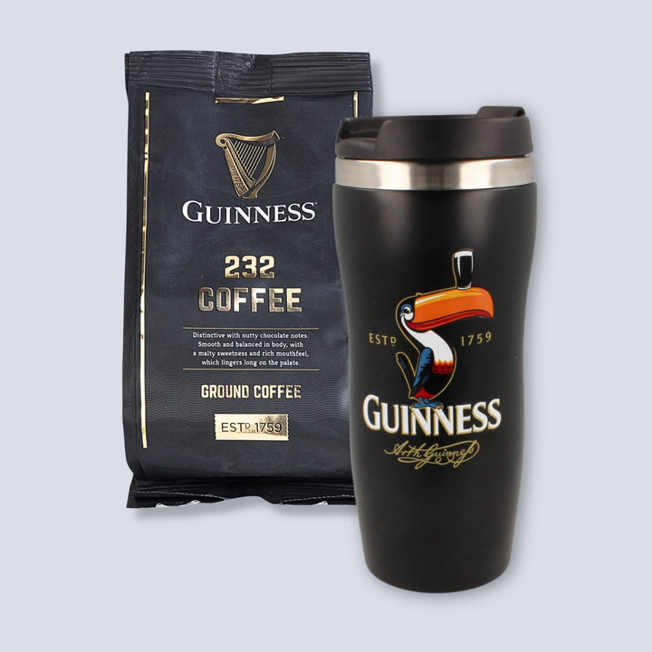Guinness Gilroy Travel Mug & 1 x Guinness '232' Ground / Filter Coffee 227g