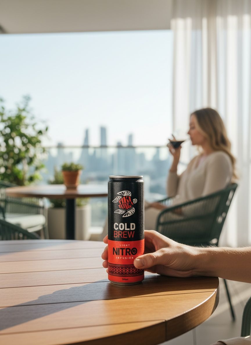NEW! Tiki Tonga Cold Brew - NITRO infused (250ml) x  6 PACK