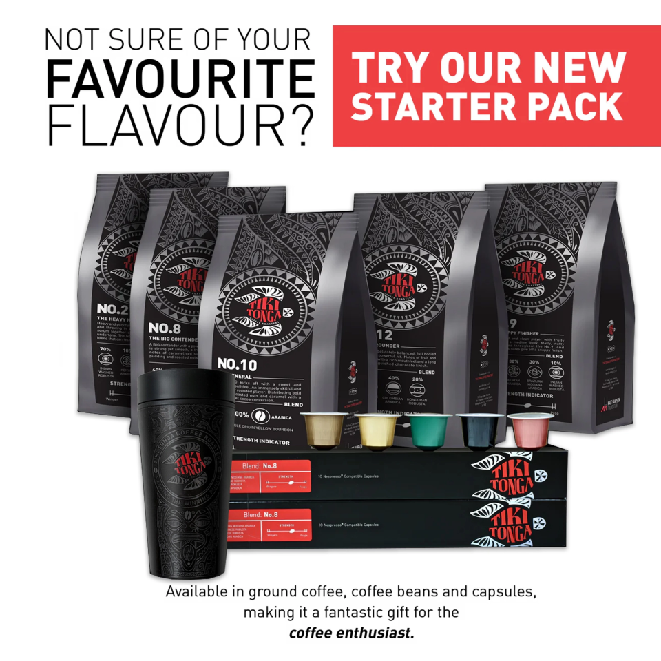 Tiki Tonga Reusable 12oz Travel Cup Starter Pack