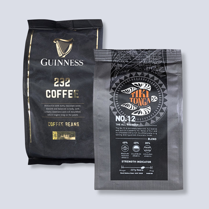 THE ULTIMATE COMBO - Guinness Coffee '232' Coffee & TIKI TONGA #12 All Rounder