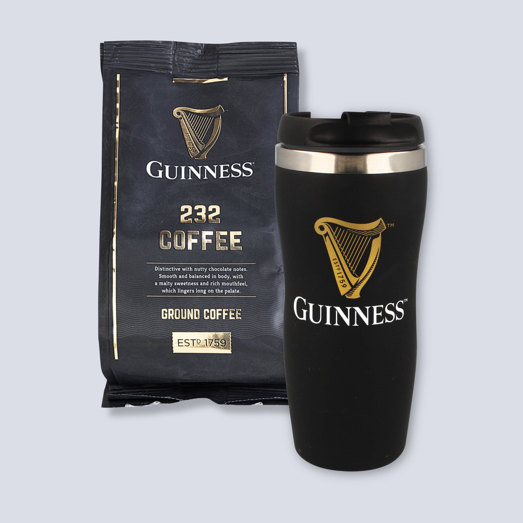 Guinness Contemporary Travel Mug & 1 x Guinness 232 Ground Filter