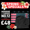 Spring Special Tiki Tonga Hoodie with 40 x #12 Capsules