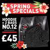 Spring Special Tiki Tonga Hoodie with 2x #12 Beans or Filter